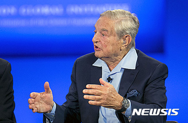 ▲ 헝가리 출신 유대인 '조지 소로스'가 反트럼프 정책 로비를 위해 172억 원을 쓴 것으로 드러났다. ⓒ뉴시스. 무단전재 및 재배포 금지.