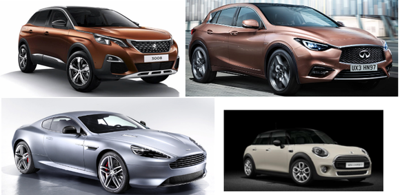 ▲ 국토교통부는 1일 푸조, 인피니티, 애스턴마틴, MINI 등 12개 차종 9531대에서 제작결함이 발견돼 리콜을 실시한다고 밝혔다.ⓒ국토교통부