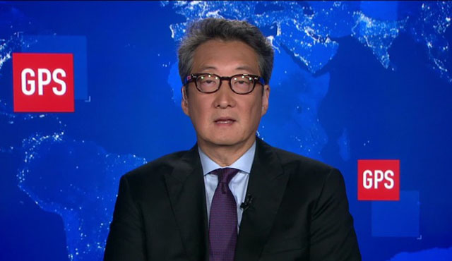 ▲ 피라드 자카리아 박사가 진행하는 美CNN의 GPS 출연한 빅터 차 美조지타운大 교수. ⓒ美CNN 관련보도 화면캡쳐.