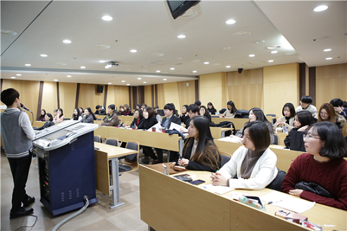 ▲ 지난달 31일 서울 성북구 한성대학교 미래관에서 '동계 방중 독서클럽 보고회'가 진행되고 있다. ⓒ한성대