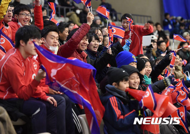 ▲ 북한이 주민들에게는 평창 동계올림픽과 관련해 