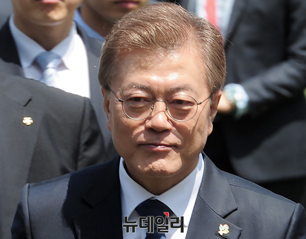 ▲ 문재인 대통령. ⓒ뉴데일리 공준표 기자