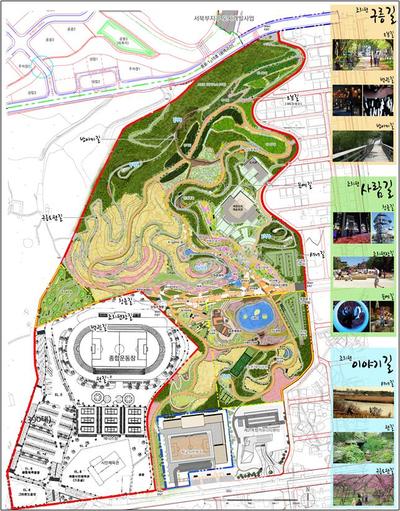 ▲ 조치원 청춘공원 조성계획안.ⓒ세종시