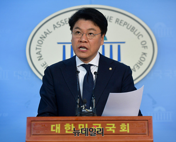 ▲ 자유한국당 장제원 수석대변인. ⓒ뉴데일리 정상윤 기자