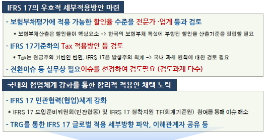 ▲ IFRS17 도입 지원 계획ⓒ생명보험협회
