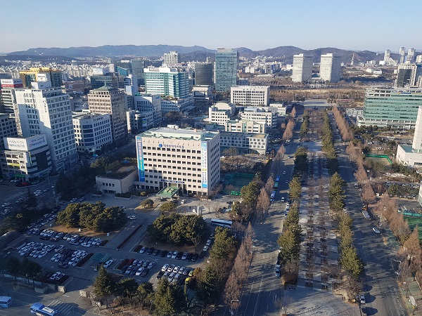 ▲ 대전 을지대학병원 주변 전경.ⓒ김정원 기자