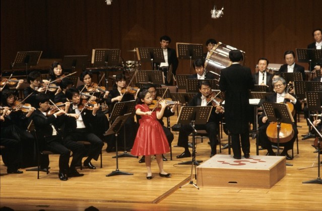 ▲ 1990년 5월 5일 열린 KBS교향악단 어린이날 특별연주회 모습.