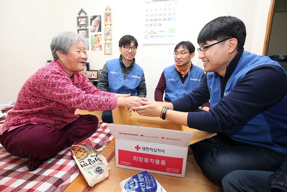 ▲ 삼성전자가 설을 맞아 2주 간 희망나눔 봉사활동을 진행했다. ⓒ삼성전자