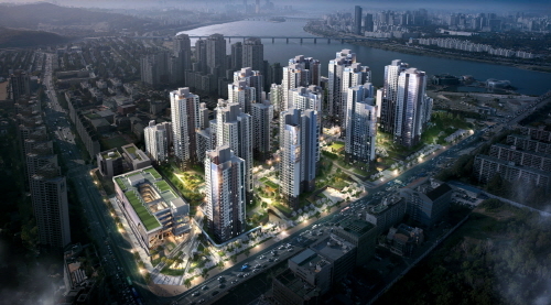 ▲ 신반포3차·경남아파트 통합재건축 조감도. ⓒ 삼성물산