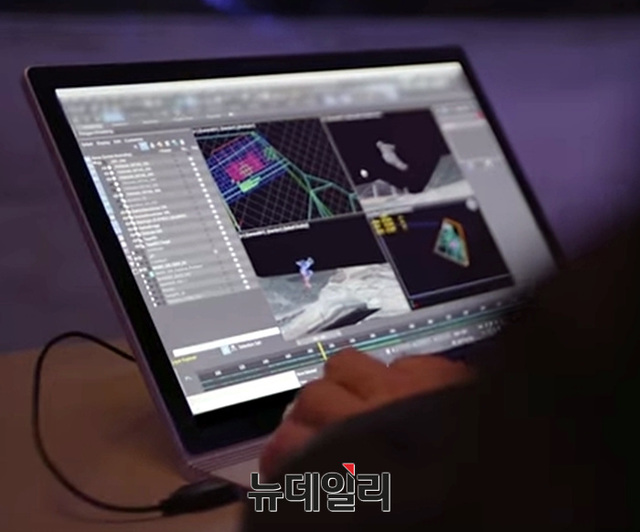 ▲ 2018 평창 동계 올림픽에 무인기
 관련 기술을 공식 제공하고 있는 인텔사의 드론쇼 퍼포먼스 관련 솔루션 ⓒ인텔 유튜브 캡쳐