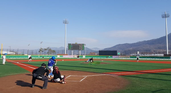 ▲ 지난해 결초보은 전국 우수초등학교 주말야구대회 모습.ⓒ보은군