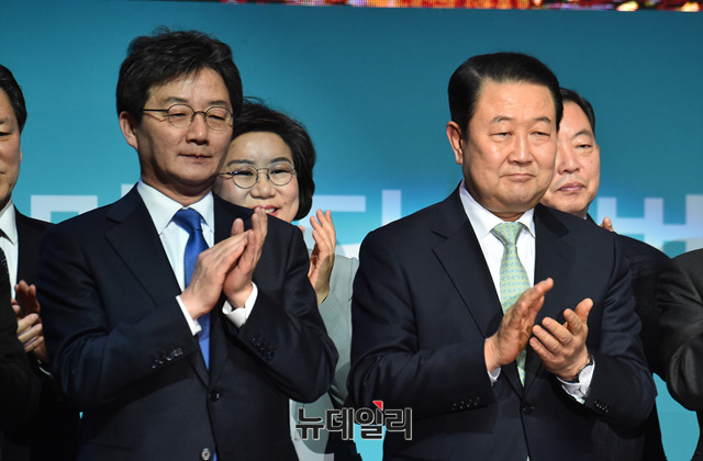 ▲ 바른미래당 박주선·유승민 공동대표 ⓒ뉴데일리 이종현 기자