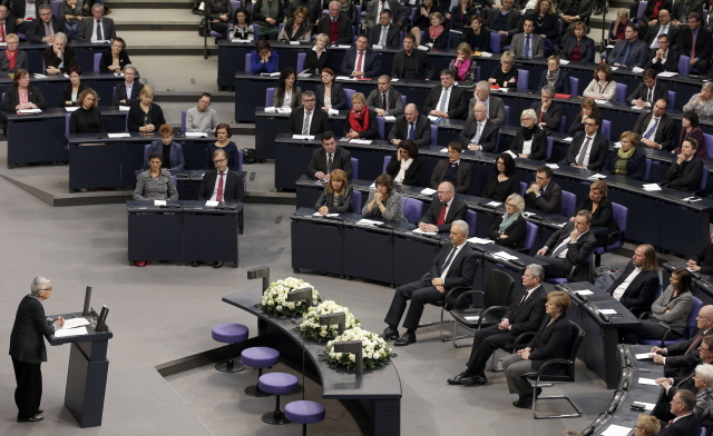 ▲ 가장 모범적인 중앙권력구조와 지방권력구조를 갖고, 고도의 지방분권자치를 하고 있다고 평가받고 있는 독일 의회의 모습. ⓒ뉴시스 사진DB