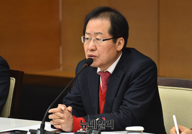 ▲ 자유한국당 홍준표 대표. ⓒ뉴데일리 이종현 기자