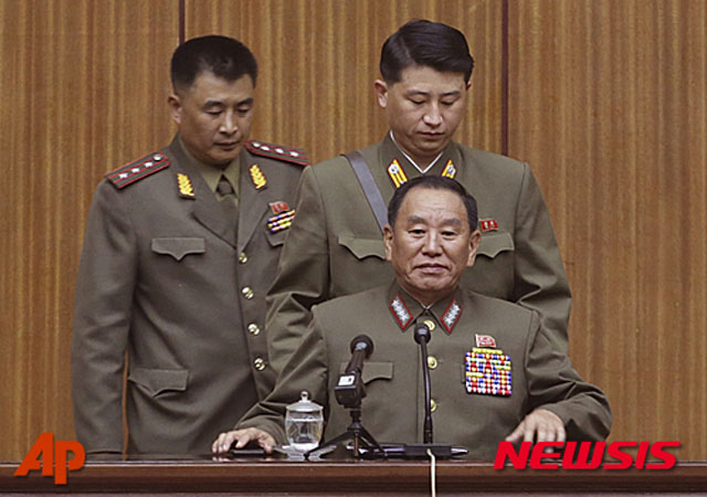 ▲ 2015년 8월 21일 '목함지뢰' 사건 이후 포격 도발을 저지른 뒤 외신기자들을 불러 