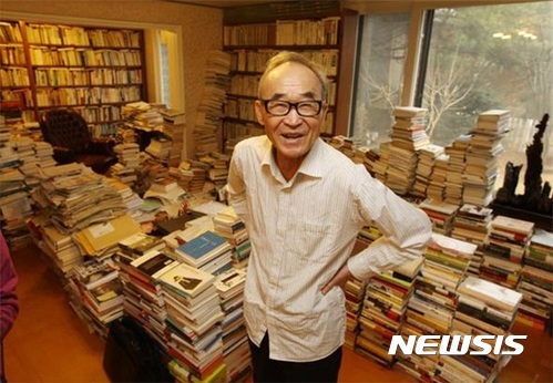 ▲ 성추행 논란에 휩싸인 고은. ⓒ뉴시스