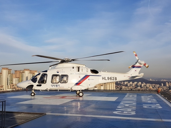 ▲ 인천시 닥터헬기 ⓒ 인천시