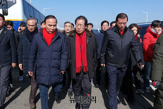 ▲ 자유한국당 홍준표 대표. ⓒ뉴데일리 이기륭 기자