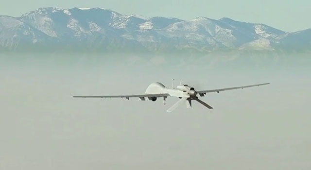 ▲ 미군이 2019 회계연도 군사정보 예산으로 212억 달러를 요청했다고 한다. 이 가운데는 드론으로 테러리스트를 암살하는 등의 작전이 포함된 '해외비상작전' 예산도 들어 있다고 한다. 사진은 '암살드론'으로 알려진 MC-1Q 그레이 이글. ⓒ美제네럴 아토믹스 홍보영상 캡쳐.