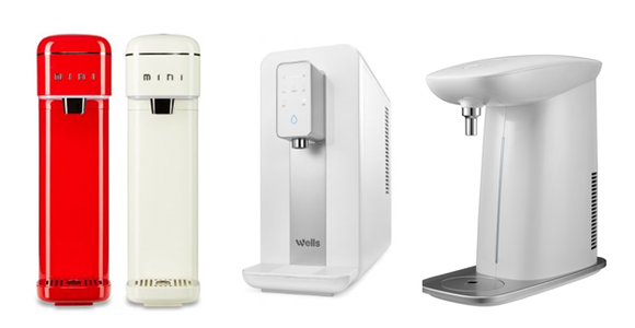 ▲ 최근 인기를 얻고 있는 직수 제품들 (왼쪽부터 SK매직, 교원 웰스, 웅진렌탈) ⓒ 각 사