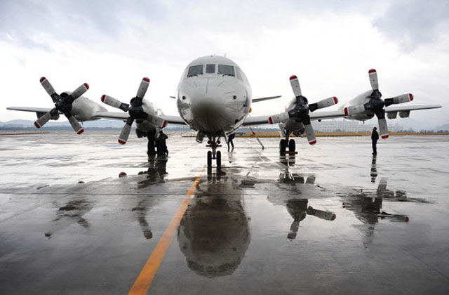 ▲ 한국 해군의 P-3C 초계기. 한국군 또한 북한 선박의 공해상 불법환적을 감시 중이라고 한다. ⓒ뉴데일리 DB.