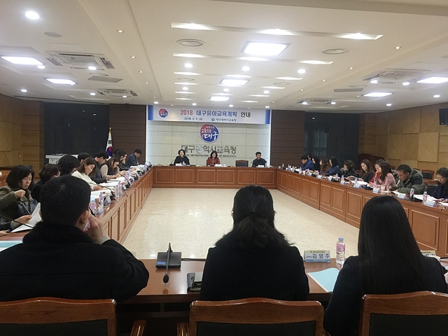 ▲ 대구시교육청이 2018 대구유아교육계획을 발표해 유아·교사·학부모 모두가 행복한 유아교육 실현을 위한 청사진을 제시했다.ⓒ대구시교육청
