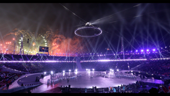 ▲ 평창 동계올림픽 개회식. ⓒ한화 불꽃프로모션팀