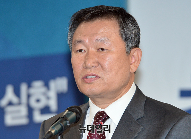 ▲ 환영사 하는 황영남 우리감 상임공동대표 ⓒ 뉴데일리 공준표