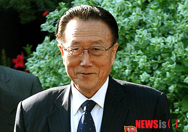 ▲ 2014년 10월 인천 아시안 게임 당시 황병서, 최룡해와 함께 한국에 왔던 김양건 노동당 대남비서. ⓒ뉴시스. 무단전재 및 재배포 금지.