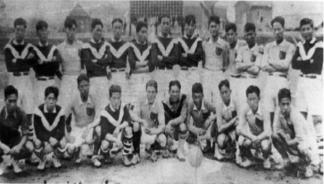 ▲ 1935년 4월 13일 경평전(경성 대 평양) 선수 사진. 
ⓒ서울시 제공