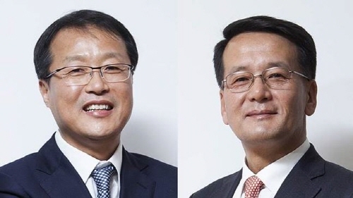▲ (왼쪽부터)셀트리온 기우성 부회장, 김형기 부회장 ⓒ셀트리온
