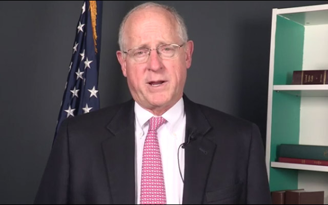 ▲ 북한 강제수용소 폐쇄 결의안을 발의한 마이크 콘웨이 美하원의원. ⓒ콘웨이 의원 홈페이지 공개영상 캡쳐.