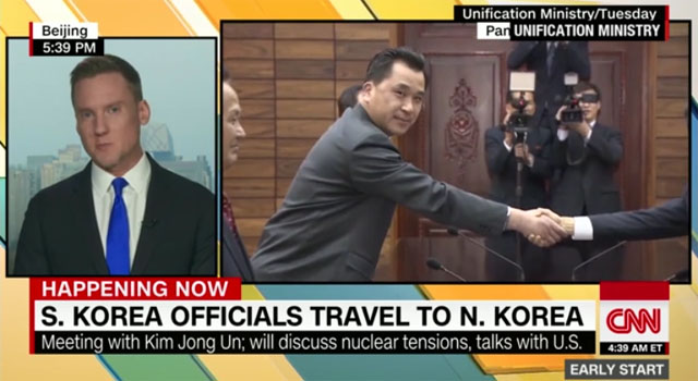 ▲ 美CNN은 지난 7일(현지시간) 대북특사가 가져온 김정은의 메시지 등을 보도하면서 