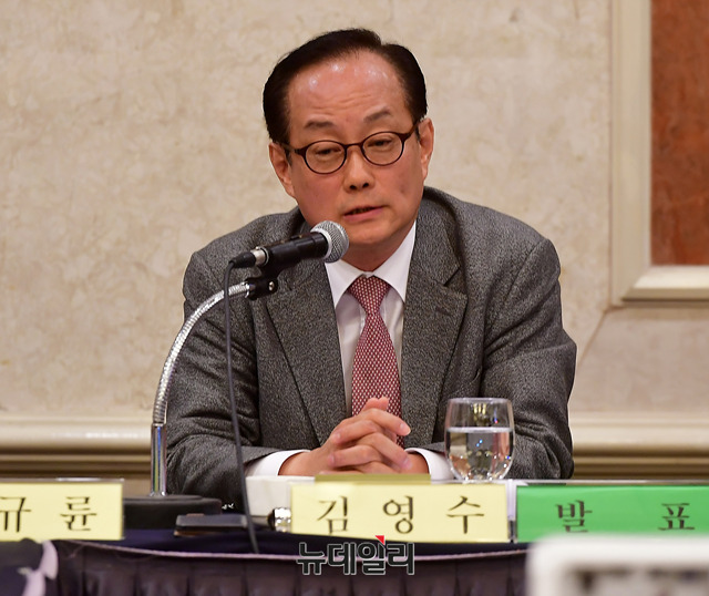 ▲ 김영수 서강대 교수.ⓒ뉴데일리 정상윤 기자