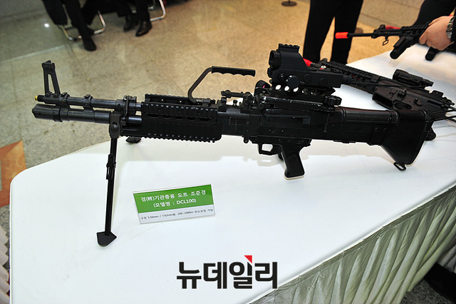 ▲ 5대 게임체인저 워리어 플랫폼 공개 전시회에 공개된 개인 전투체계 ⓒ뉴데일리 오세진