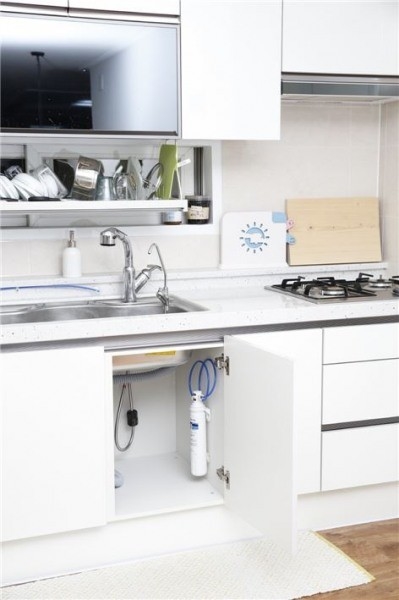 ▲ 미국에서 보편적으로 쓰이는 '언더싱크형 정수기' ⓒ 한국쓰리엠