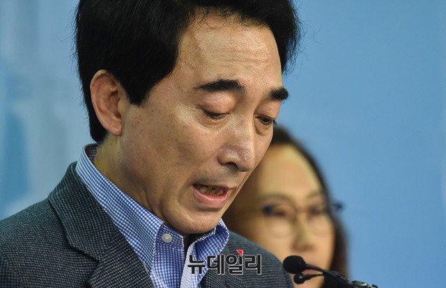 ▲ 충남도지사 예비후보 박수현 전 청와대 대변인. ⓒ뉴데일리 이종현 기자