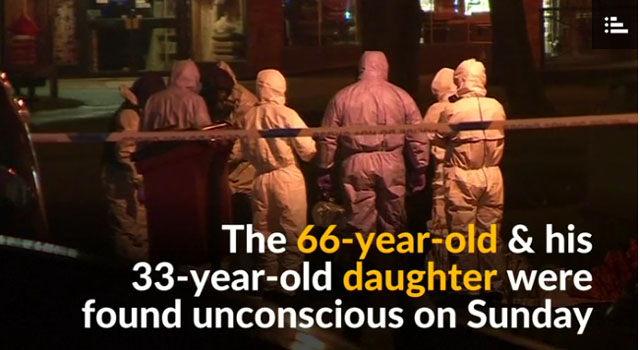 ▲ 지난 11일(현지시간) 英샐리스버리의 사건 현장을 조사하는 정부 관계자들. ⓒ호주 뉴스닷컴 관련보도 화면캡쳐.