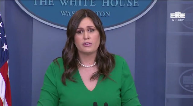 ▲ 지난 15일(현지시간) 美백악관 정례브리핑. 이 자리에서는 주한미군 철수에 대한 발표가 나오지 않았다고 한다. ⓒ美백악관 유튜브 채널 캡쳐.