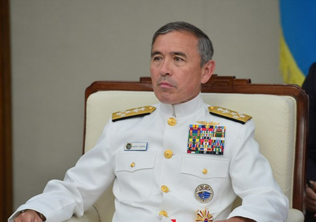 ▲ 2015년 6월 美태평양 사령관에 취임한 직후 방한했을 때 해리 해리스 제독. ⓒ뉴데일리 DB.