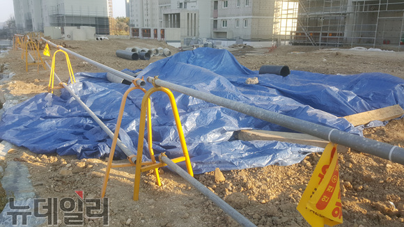 ▲ 자료사진. 경북 포항시 한 아파트 공사 현장(3). ⓒ성재용 기자