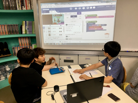 ▲ 코딩캠프ⓒ한빛소프트