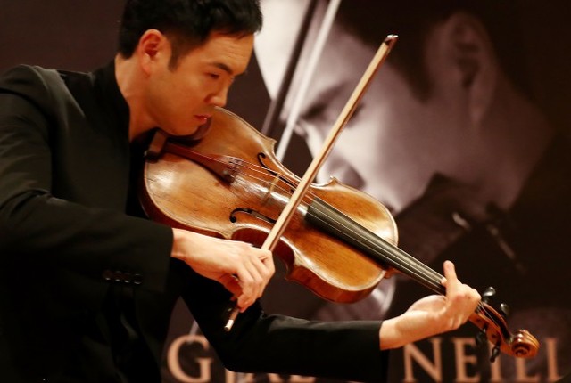 ▲ 첼리스트 문태국(왼쪽부터), 비올리스트 이수민, 바이올리니스트 신지아, 비올리스트 리처드 용재 오닐.