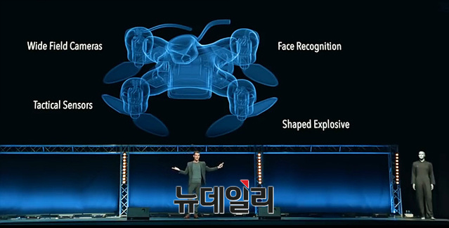 ▲ 인공지능을 내장한 자율비행이 가능한 킬러드론 ⓒAutonomousWeapons 제공