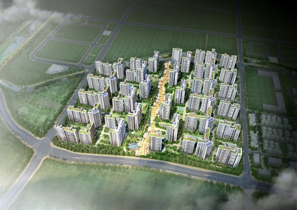 ▲ '힐스테이트 리버시티' 조감도. ⓒ현대건설