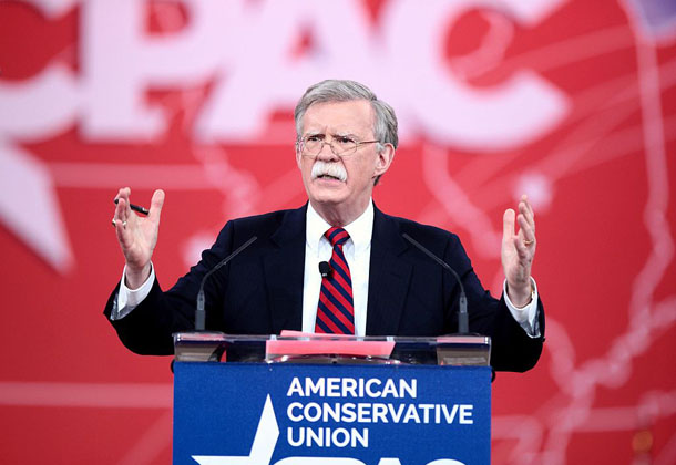 ▲ 2015년 2월 美공화당의 '보수주의 정치행동(CPAC)'에 참석, 연설하는 존 볼턴 前유엔 주재 대사. ⓒ위키피디아 공개사진-플릭커.