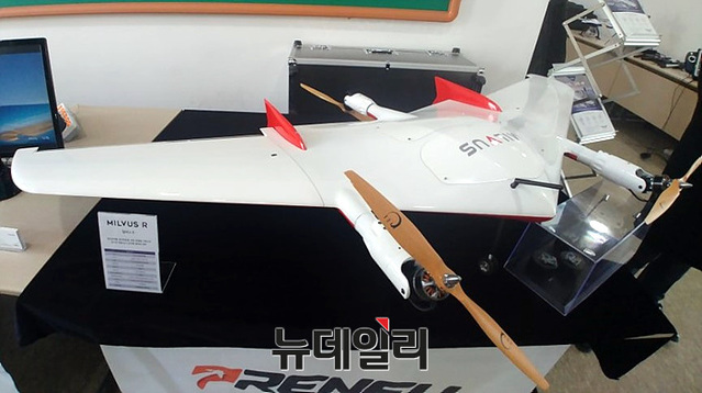 ▲ 장시간 비행이 가능한 수직이착륙 고정익 드론 ⓒ뉴데일리 오세진