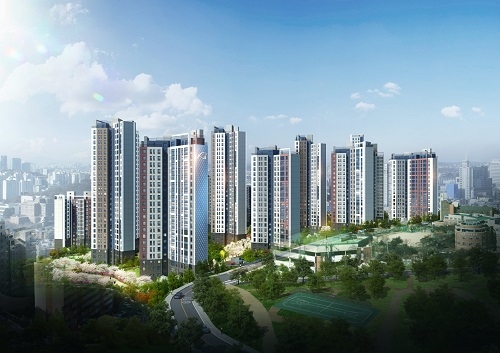 ▲ 마포 프레스티지자이 투시도. ⓒGS건설