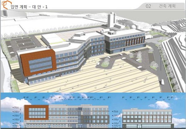 ▲ 화학물질안전원 건축 계획도.ⓒ청주시