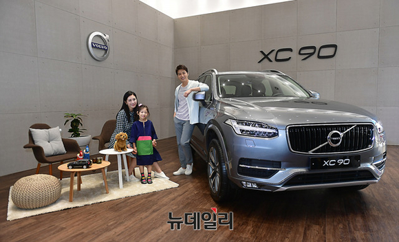 ▲ 볼보 올 뉴 XC90 T6 5인승 모델.ⓒ정상윤 기자